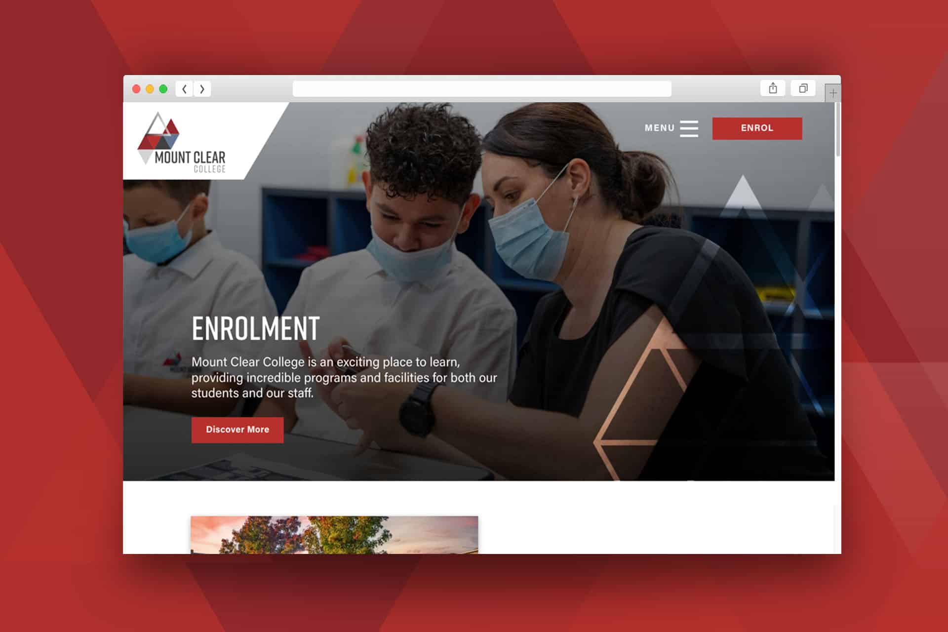Mount Clear College - Website Design & Development by Beyond Web